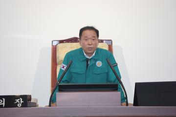 제274회 임시회 개회