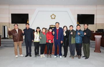 재경향우회 의회 방문